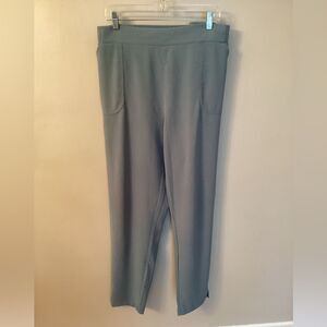 32 DEGREES COOL SIZE XL SLATE BLUE PULL ON STRAIGHT LEG HIGH RISE PANTS POCKETS